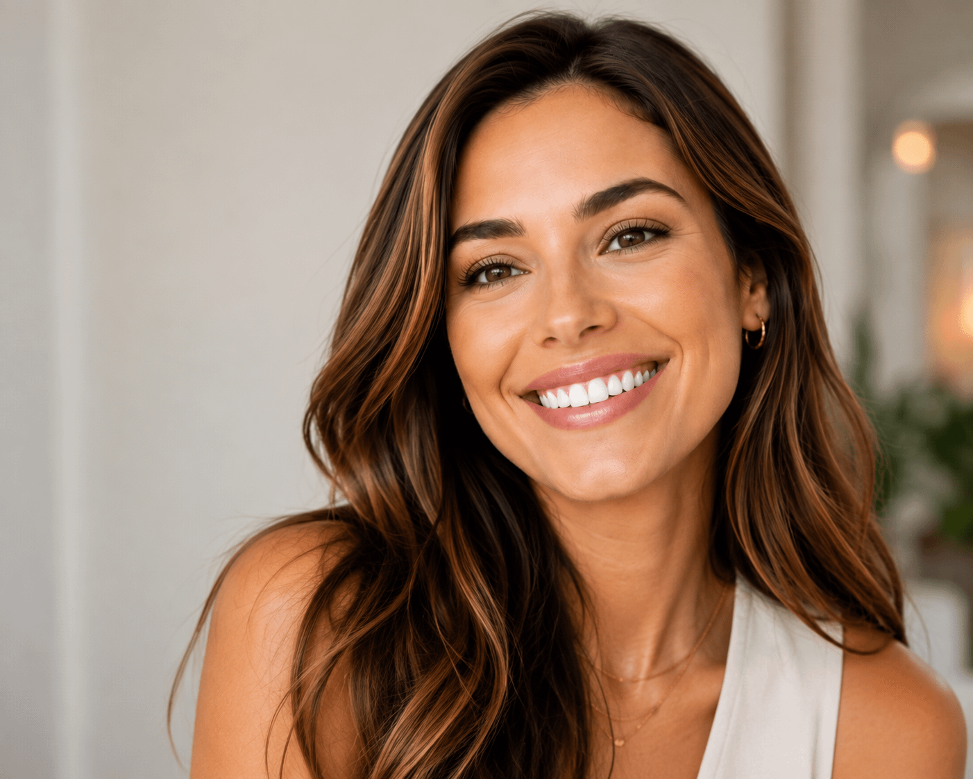 Patient smiling after personalized cosmetic dentistry at Remedy Dentistry in Staten Island